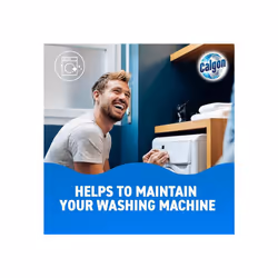 Calgon 4-in-1 Washing Machine Cleaner and Water Softener Tablets, Removes Limescale & Odours, Deep Clean, Units: 15 Tablets, Pack of 1