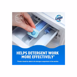 Calgon 4-in-1 Washing Machine Cleaner and Water Softener Tablets, Removes Limescale & Odours, Deep Clean, Units: 15 Tablets, Pack of 1