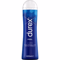 Durex Play Feel Lube, 100ml, Water Based, Smooth Texture, Condom & Toy Compatible, Non Sticky, Non Staining