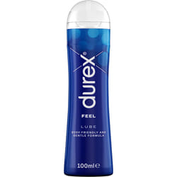 Durex Play Feel Lube, 100ml, Water Based, Smooth Texture, Condom & Toy Compatible, Non Sticky, Non Staining