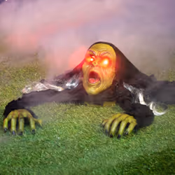 JOYIN Halloween Décor Groundbreaker Zombie with Sound and Flashing Eyes for Yard Decorations