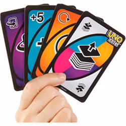 UNO FLIP! Family Card Game for Adults, Teens & Kids, Double-sided Deck with Special Flip Card, 112 Cards in Storage Tin, 7 Year Old and Up, âGDR44