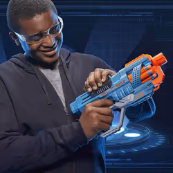 Nerf Elite 2.0 Commander RD-6 Dart Blaster, 12 Nerf Elite Darts, 6-Dart Rotating Drum, Outdoor Toys For 8 Plus Year Old Boys & Girls