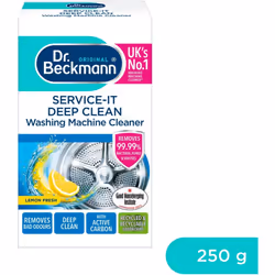Dr. Beckmann Service-it Deep Clean Washing Machine Cleaner | Removes 99,99 % of bacteria and fungi and viruses | eliminates bad odours | 250 g