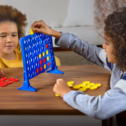 The Classic Game of Connect 4 Strategy Board Game; 2 Games for Kids Aged 6 and up; 4 in a Row