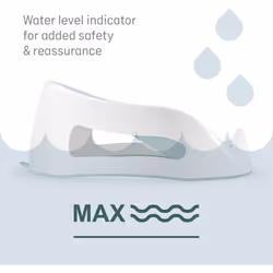Angelcare - Baby Bath Support - Soft touch support - Water level indicator - Ideal for Babies Less Than 6 Months Old