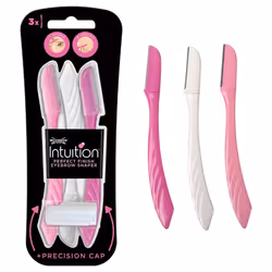 WILKINSON SWORD - Intuition Eyebrow Shaper for Women | Facial Hair Remover and Trimmer | Exfoliating Dermaplaning Tool | Pack ...