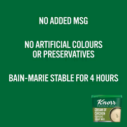 Knorr Classic Cream Of Chicken Soup, 25 Portions (Makes 4.25 Litres) 39737801