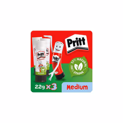 Pritt Glue Stick, Safe & Child-Friendly Craft Glue for Arts & Crafts Activities, Strong-Hold adhesive for School & Office Sup ...