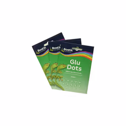 Bostik Glu Dots ? Removable, Double Sided Glue Dots, For Instant Fixing & Crafts, Easy to Use, No Mess, Clear, x64 Glu Dots