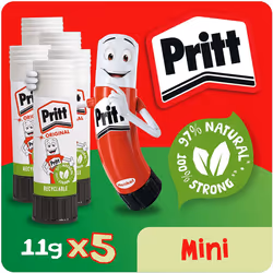 Pritt Glue Stick, Safe & Child-Friendly Craft Glue for Arts & Crafts Activities, Strong-Hold adhesive for School & Office Sup ...
