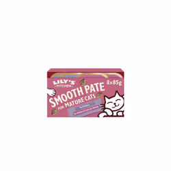 Lily's Kitchen Smooth Pat? Selection Grain Free Chicken and Chicken with Cod for Mature Cats (32 Trays)