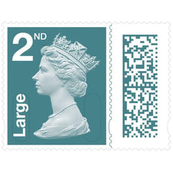 15 x 2nd Class Large Letter Stamps Self-Adhesive