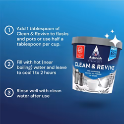 Astonish C9630 Specialist Clean & Revive Stain Remover, Removes Ingrained Tea and Coffee Stains, for Cups and Teapots, 350g