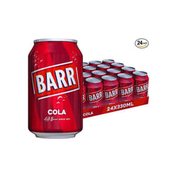BARR since 1875, 24 Pack Classic Cola, Low Sugar Fizzy Drink "Fizzingly Fun" - 24 x 330ml Cans
