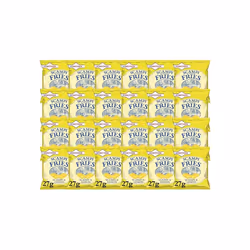 Smith's Savoury Selection Scampi & Lemon Fries 27g (Sheet of 24 Bags) - Scampi and Lemon Flavor Cereal Snack [Packaging may vary]