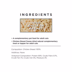 Encore 100% Natural Chicken Breast Cat Treats, Freeze Dried, Grain Free Healthy Cat Snacks 12x10g