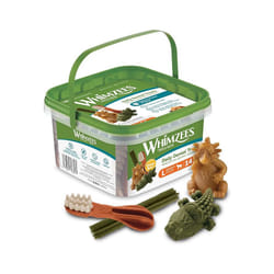WHIMZEES By Wellness Variety Box, Mixed Shapes, Natural and Grain-Free Dog Chews, Dog Dental Sticks for Large Breeds, 14 Pieces, Size L