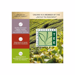Creano Blooming Tea Gift Set Flowering Tea Giftset with 500 ml Glass Tea Pot and 6 Tea Flowers  Black White & Green Tea
