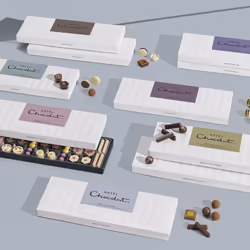 Hotel Chocolat Milk to Caramel Sleekster 340g - 34-Piece Milk and Caramel Chocolate Box - Chocolate Gift for Birthday