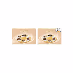 Lindt Creation Dessert - 40 Assorted Fine Dark Milk White Chocolate Box Large, 341g Birthday, Celebrations Congratulations T ...
