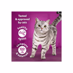 Whiskas 1+ Adult Tasty Mix in Gravy 84 Pouches, Adult Wet Cat Food, Country Collection, Megapack (84 x 85 g)