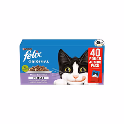 FELIX ORIGINAL Mixed Menu in Jelly Wet Cat Food 40x85g
