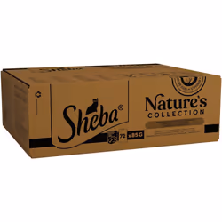 SHEBA Natures Collection Cat Pouches Mixed Selection in Gravy 72x85g pack