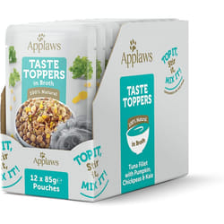 Applaws Natural Wet Dog Food Pouch, Grain Free Tuna with Vegetables in Broth 12 x 85g Pouches