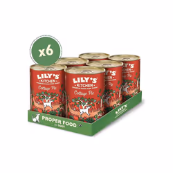Lily's Kitchen Natural Adult Dog Food Wet Tins - Cottage Pie - Complete Meal Recipes (6 Tins x 400g) (Pack of 2)