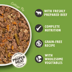 Lily's Kitchen Natural Adult Dog Food Wet Tins - Cottage Pie - Complete Meal Recipes (6 Tins x 400g)
