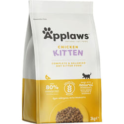 Applaws Pack of 1 Complete & Grain Free Dry Kitten Food Kitten Chicken all Cats 2 kg Bag