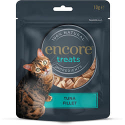 Encore 100% Natural Freeze Dried Tuna Fillet Cat Treats Grain Free Healthy Cat Snacks 12x10g