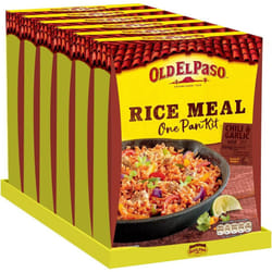 Old El Paso Chilli & Garlic One Pan Rice Meal Kit 355g (Pack of 6)