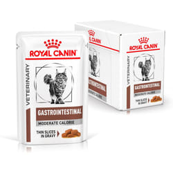 ROYAL CANIN Cat Gastro Intestinal Moderate Calorie Cat Food, 12 x 85 g