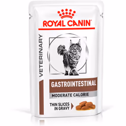 ROYAL CANIN Cat Gastro Intestinal Moderate Calorie Cat Food, 12 x 85 g