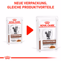ROYAL CANIN Cat Gastro Intestinal Moderate Calorie Cat Food, 12 x 85 g