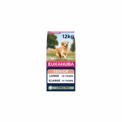 Eukanuba Complete Dry Dog Food for Senior Large and Giant Breeds with Lamb and Rice 12 kg