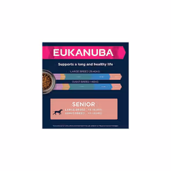 Eukanuba Complete Dry Dog Food for Senior Large and Giant Breeds with Lamb and Rice 12 kg