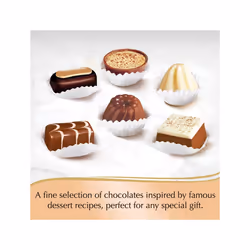 Lindt Creation Dessert - 21 Assorted Fine Dark, Milk and White Chocolate Box Medium, 173g - Gift Present or Sharing Box - Mother's Day, Birthday,