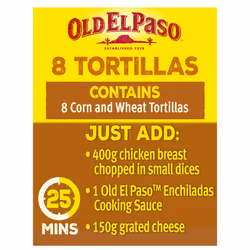 Old El Paso Regular Super Soft Corn & Wheat Tortillas 335 g (Pack of 12)