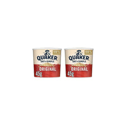 Quaker Oat So Simple Original Porridge Pots, 45 g (Pack of 16)