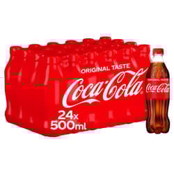 Coca Cola Classic PET Cola 500 ml (Pack of 24)