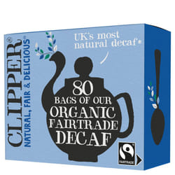 Clipper Organic Everyday Decaf Tea Bags | Natural, Unbleached, Plant-Based Biodegradable & Non GM Black Tea Bags | | Eco Conscious, Organically Grown