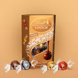 Lindt Lindor Assorted Chocolate Truffles Box, Mother's Day Chocolate Gift for Her, 337 g (Pack of 2)