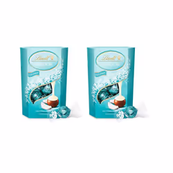 Lindt Lindor Coconut Milk Chocolate Truffles Box - Approx 16 balls, 200g - Chocolate Truffles with a Smooth Melting Filling - ...