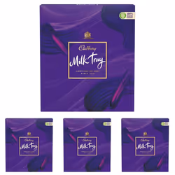 Cadbury Milk Tray Chocolate Box, Assorted Milk Chocolates Gift Set, 360g (Pack of 4)