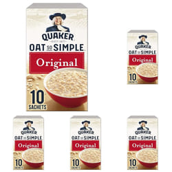Quaker Oat So Simple Original Porridge, 10 x 27g (Pack of 5)