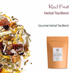 Red Berry Organic Fruit Tea - Fruit Tea Tisane - Fruity Herbal Infusion 200g