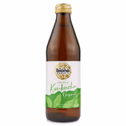 Biona Organic Kombucha Original 330ml, Pack of 6 Bottles - Certified Organic Brewed Tea Herbal Extract & Kombucha Cultures -  ...